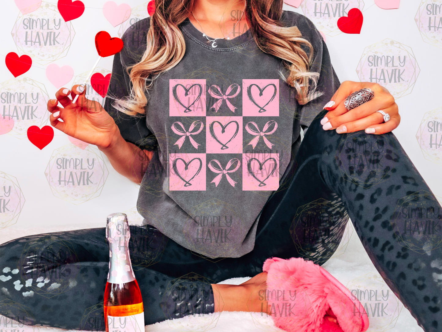 Coquette Hearts and Bows