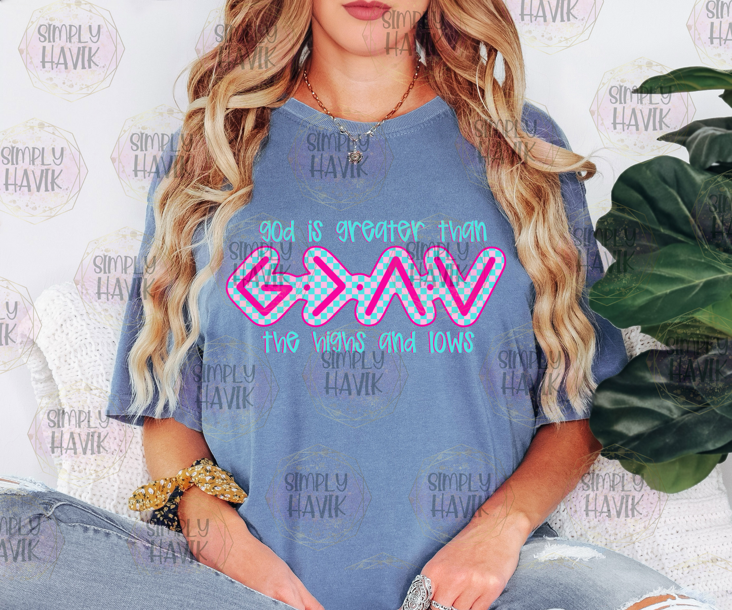 God is Greater than the Highs and Lows