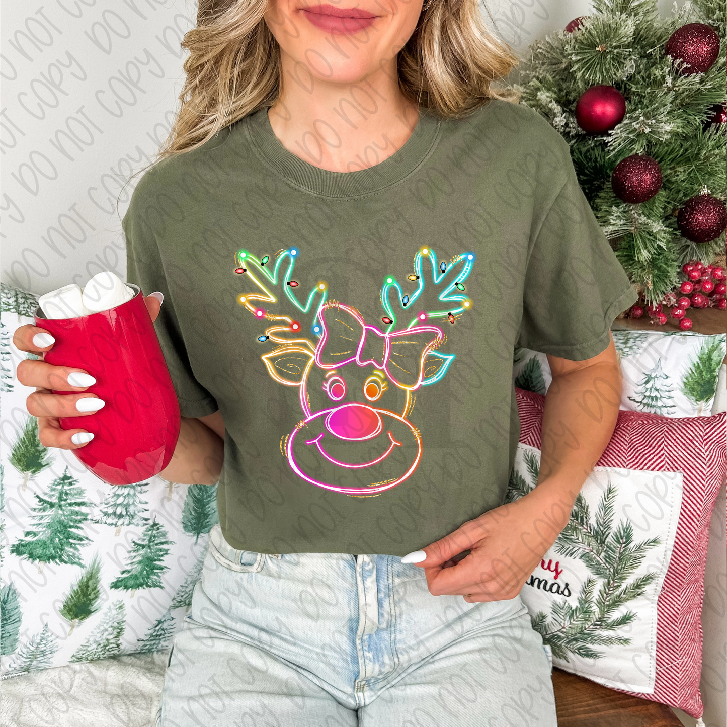 Neon Reindeer