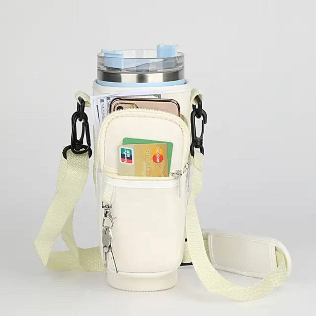 40oz Neoprene Cup holder with Strap