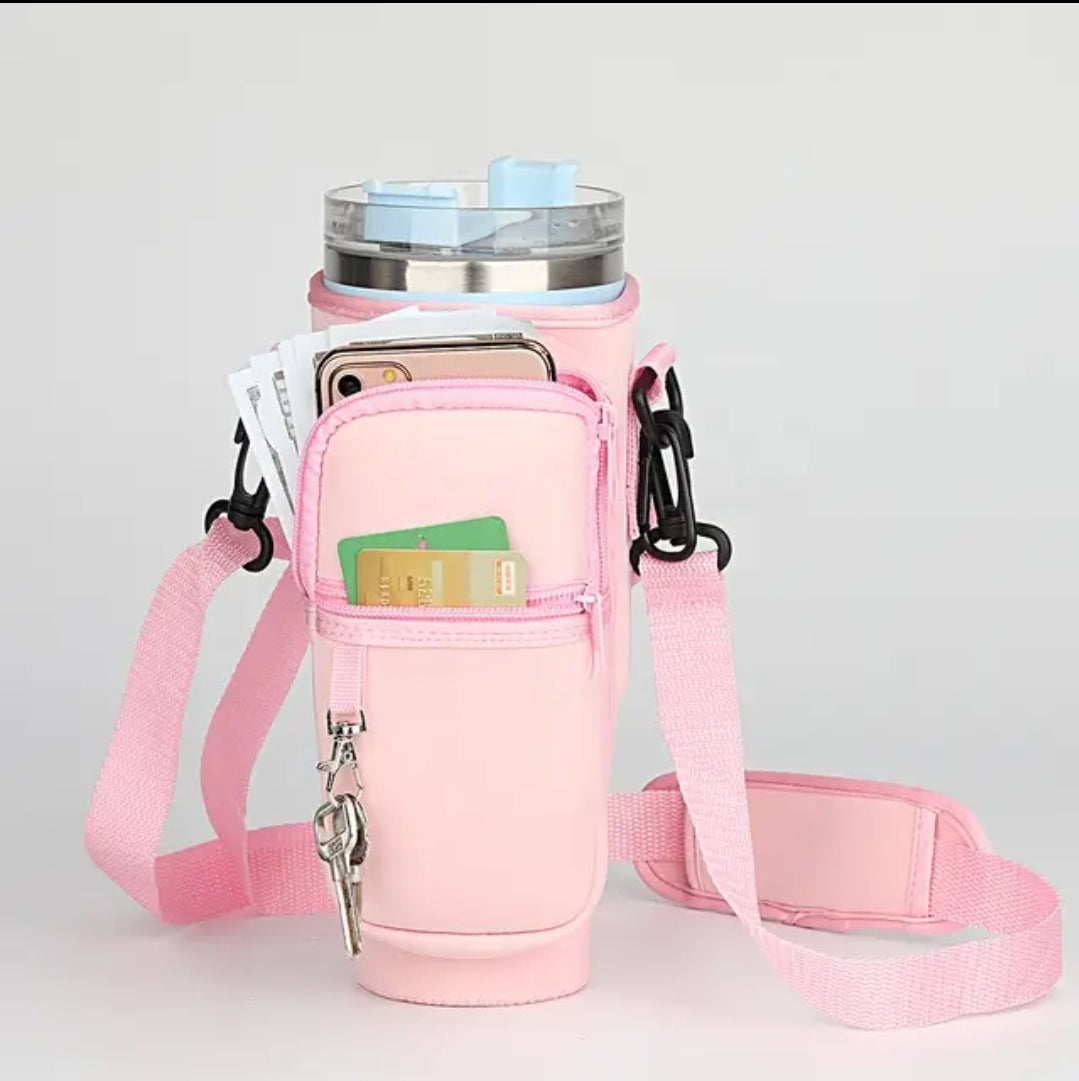 40oz Neoprene Cup holder with Strap