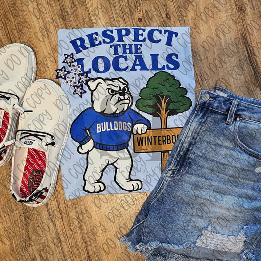 Respect the Locals Bulldogs
