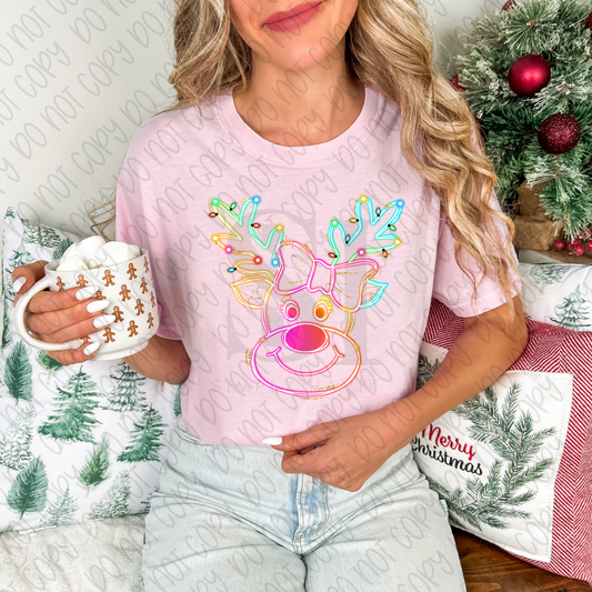 Neon Reindeer