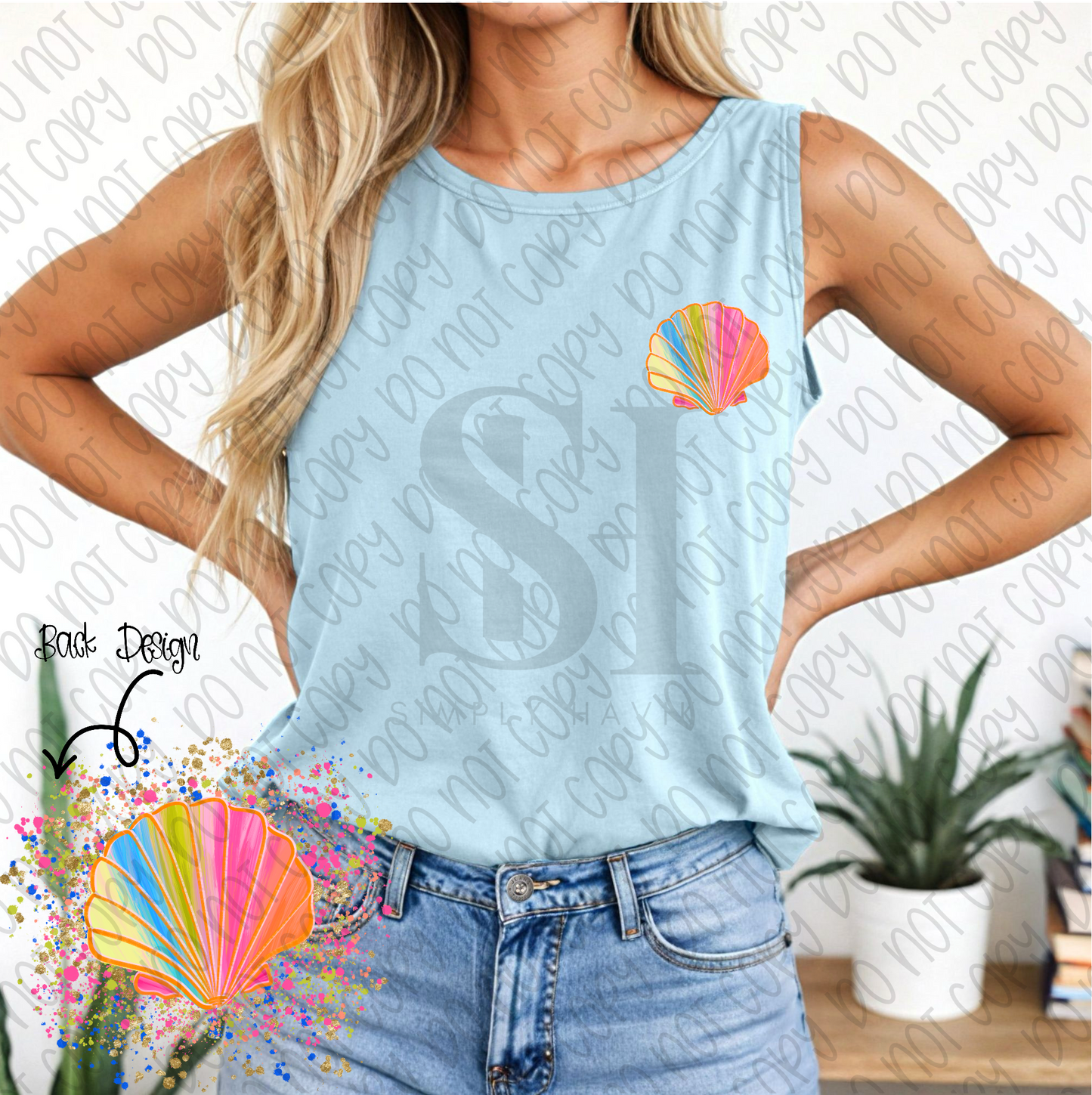 Colorful Shell Tank