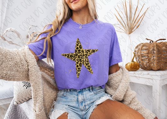 Cheetah Print Star