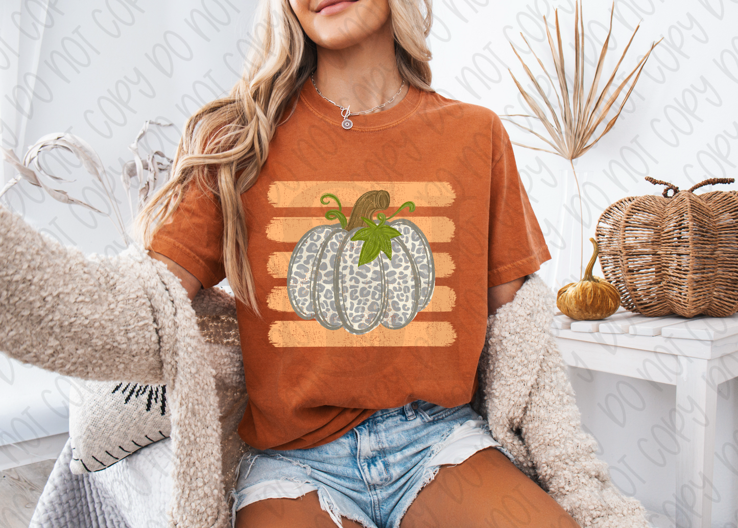 Cheetah Print Pumpkin