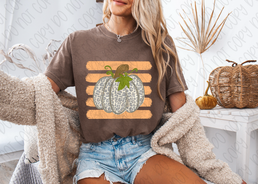 Cheetah Print Pumpkin