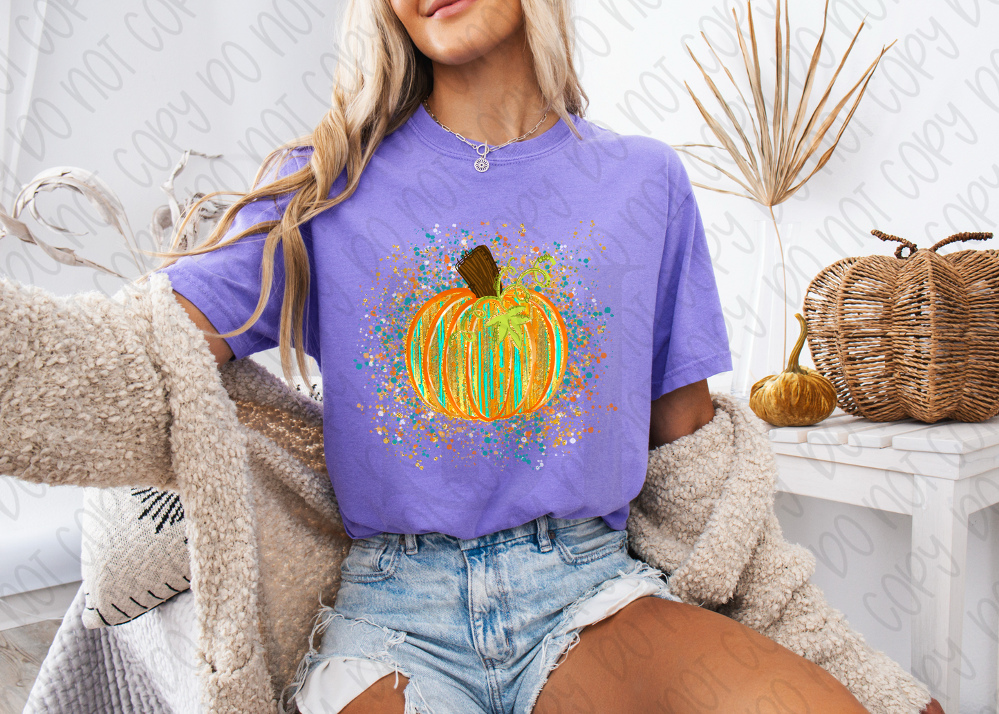Paint Splatter Pumpkin