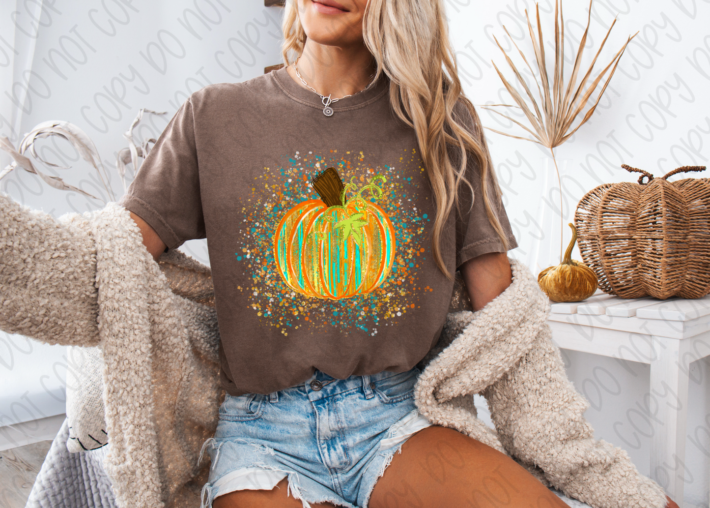 Paint Splatter Pumpkin