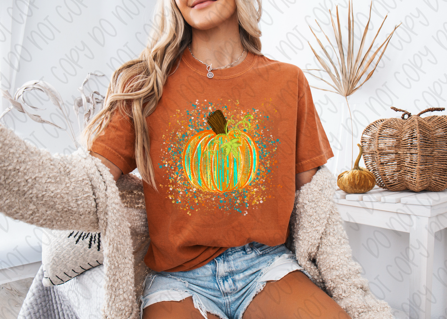 Paint Splatter Pumpkin