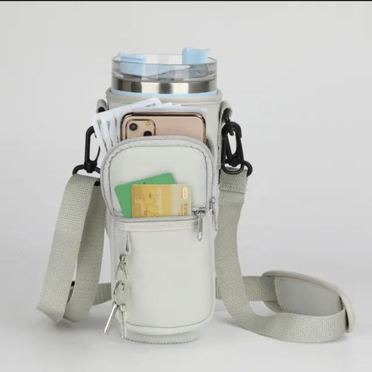 40oz Neoprene Cup holder with Strap